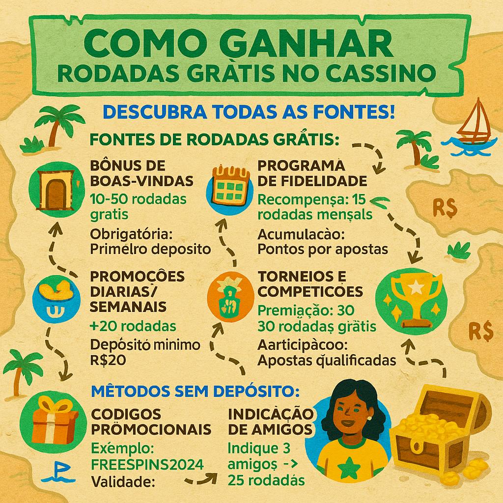 Como ganhar rodadas grátis no cassino